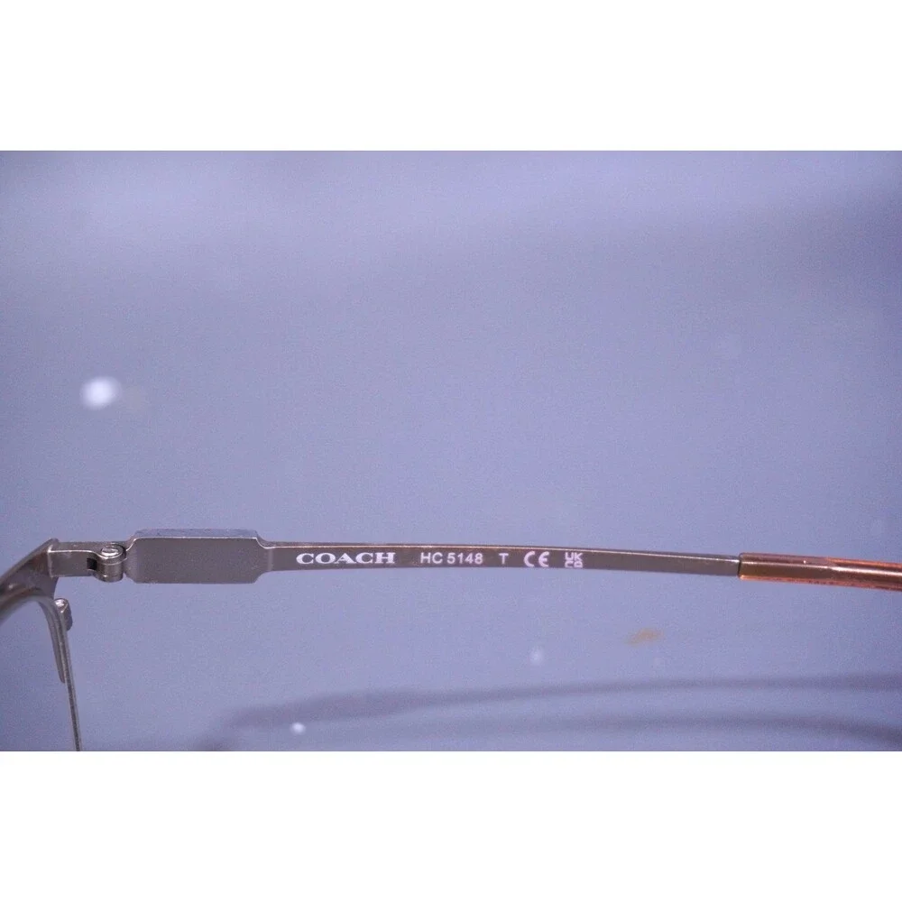 Coach Eyeglasses Frames HC5148 9419 Rose Gold/Light Eggplant Cat Eye 54-17-140